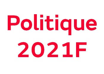 Politique 2021F