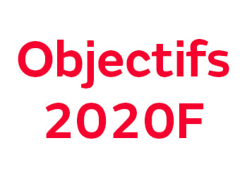 Objectifs 2020F